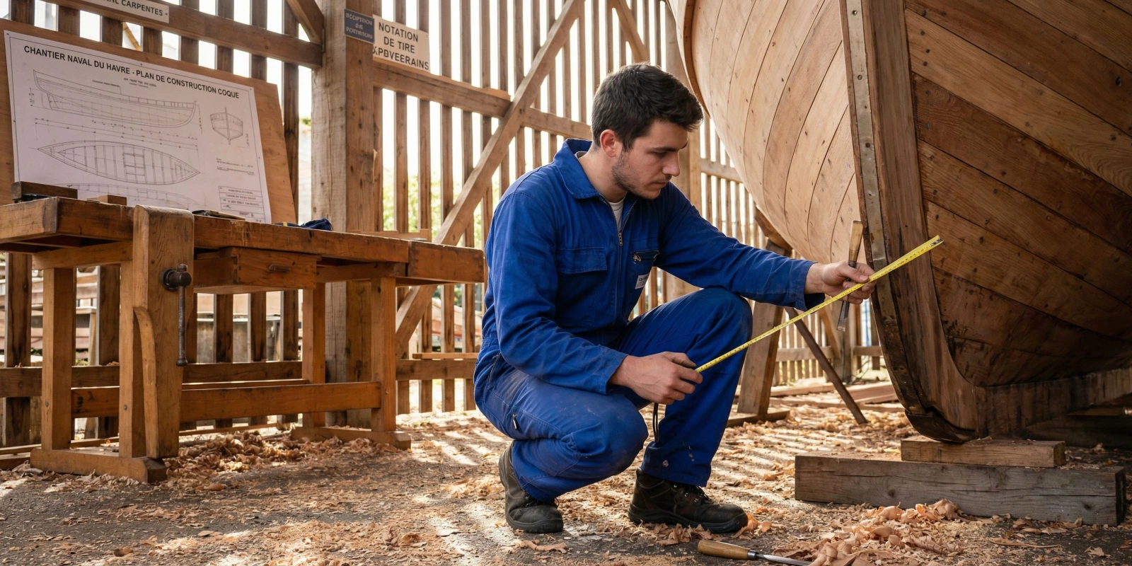 CAP Charpentier de Marine : Formation, Épreuves, Débouchés et Salaire