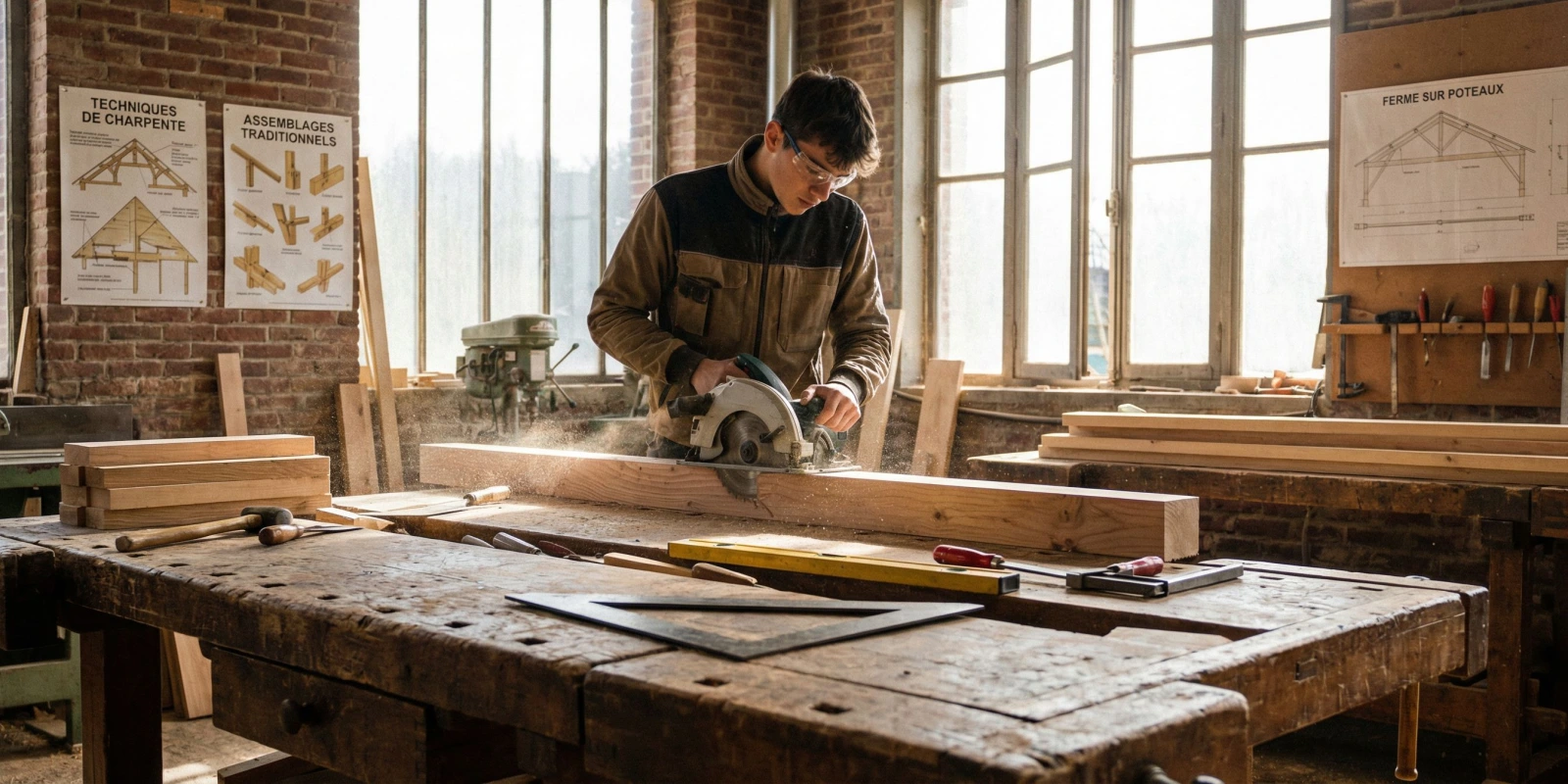 Où Faire son CAP Charpentier ? Liste des CFA et Lycées par Région
